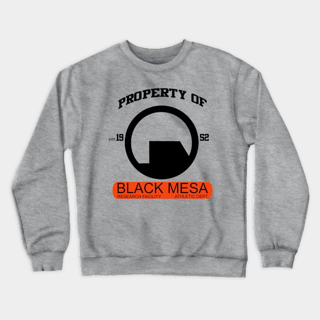 Black Mesa Athletic Dept. Crewneck Sweatshirt by ExplodingZombie